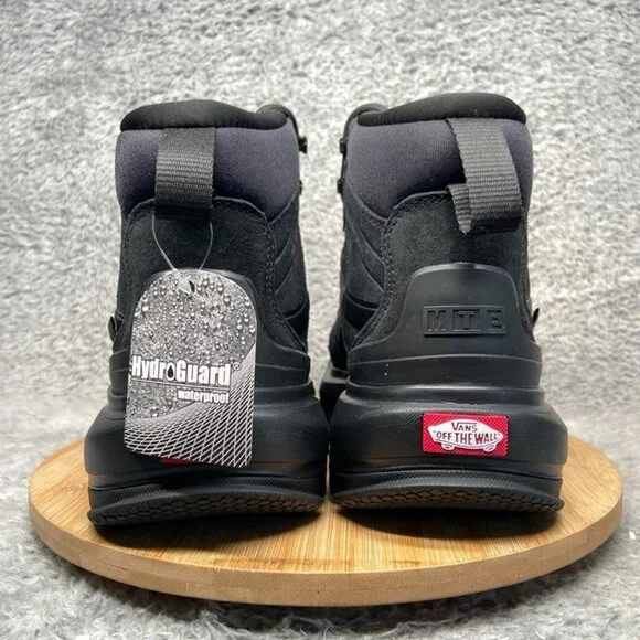 Vans MTE Crestline Waterproof Sneaker Boot Size 10 Men Black - Picture 5 of 6